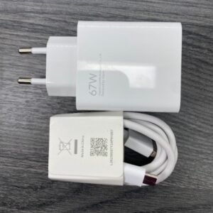 Cargador Rápido Original Xiaomi 67W + Cable Tipo C